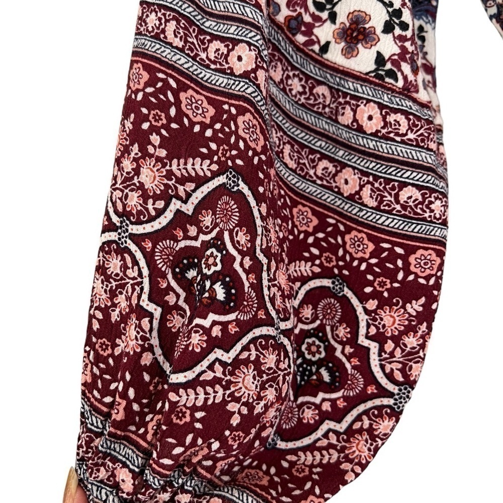 American Eagle Outfitters Floral Romper Shorts Jumpsuit in Size M - Picture 4 of 7